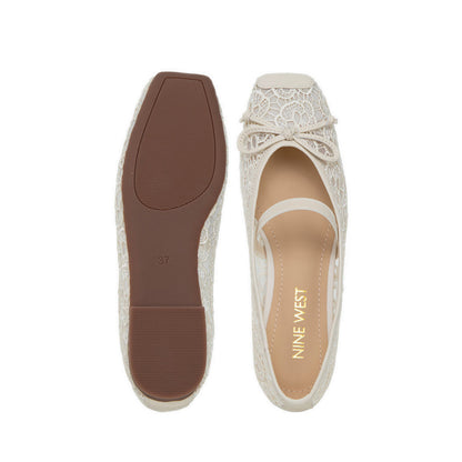 ZHA19-7 Women's Ballerina Flats - White