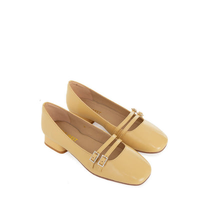 ZHA216-2 Women's Flats - Cream