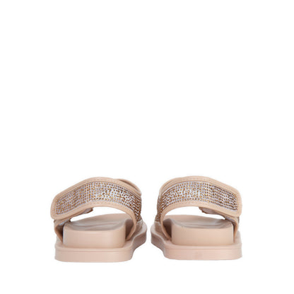 AMBER Women's Flat Sandals - Beige