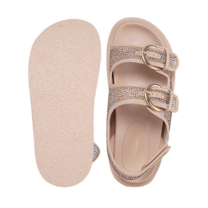AMBER Women's Flat Sandals - Beige