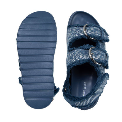 APRIL Women's Flat Sandals - Blue