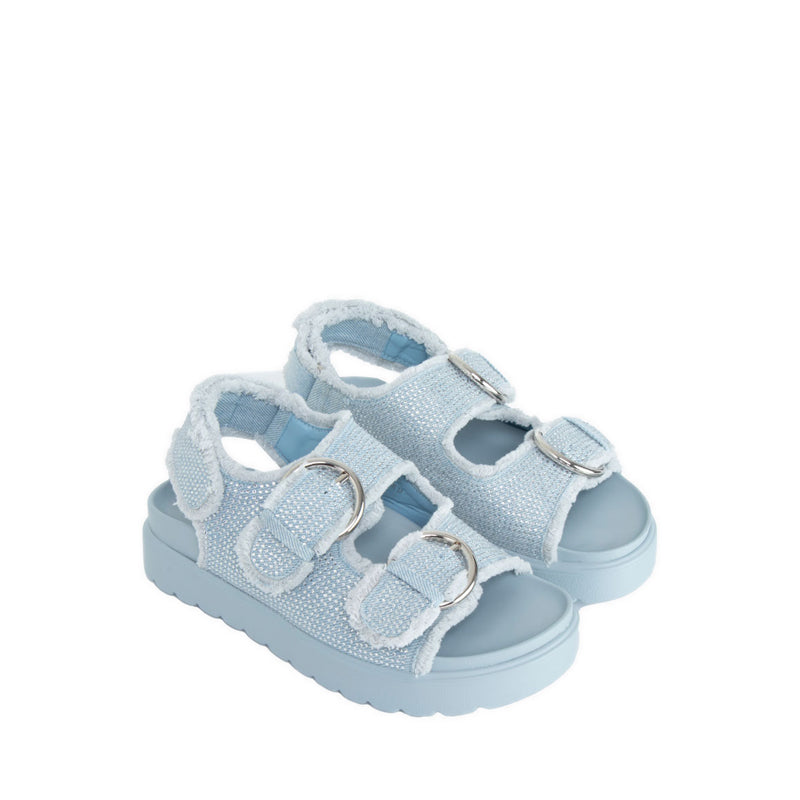 APRIL Women's Flat Sandals - Blue