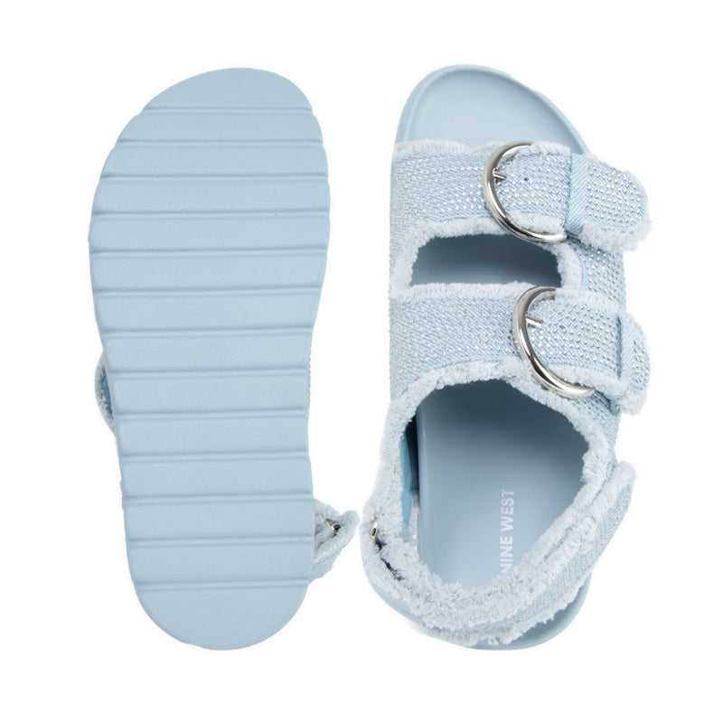 APRIL Women's Flat Sandals - Blue