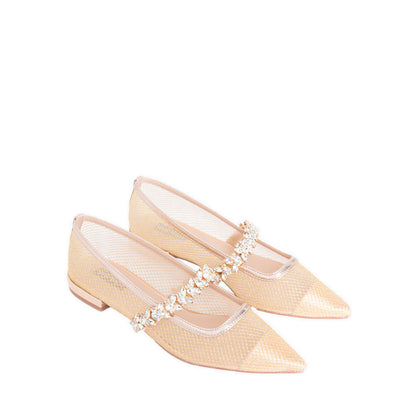 ANYA Women's Flats - Rose Gold