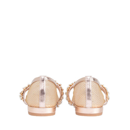ANYA Women's Flats - Rose Gold
