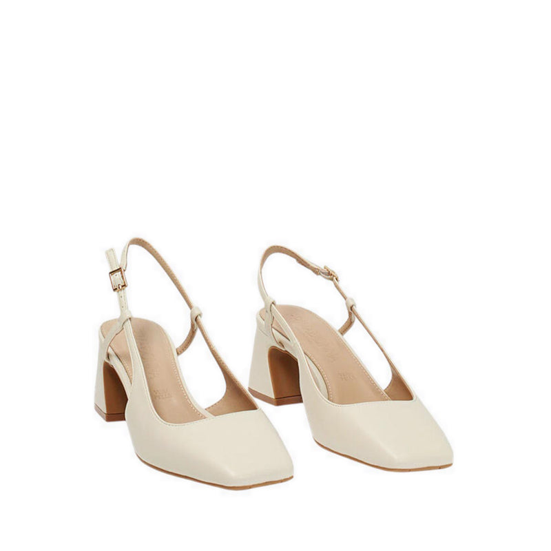 BRIGITTA Women's Slingback Heels - Beige