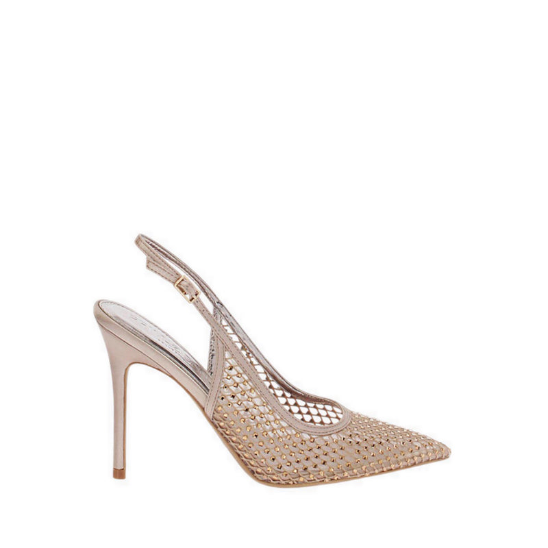 BARBARA Women's Slingback Heels - Cream