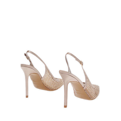 BARBARA Women's Slingback Heels - Cream