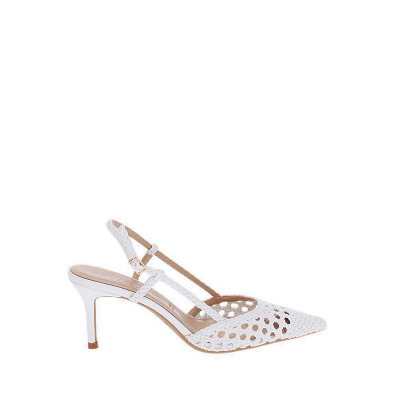 BEATRICE Women's Slingback Heels - Gold
