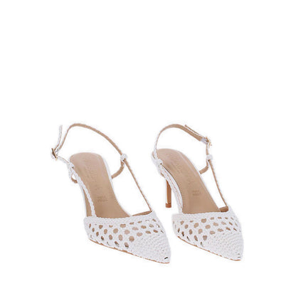 BEATRICE Women's Slingback Heels - Gold