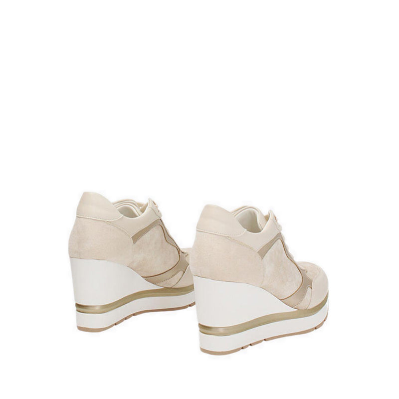 CELIA Women's Platform Sneakers - Beige