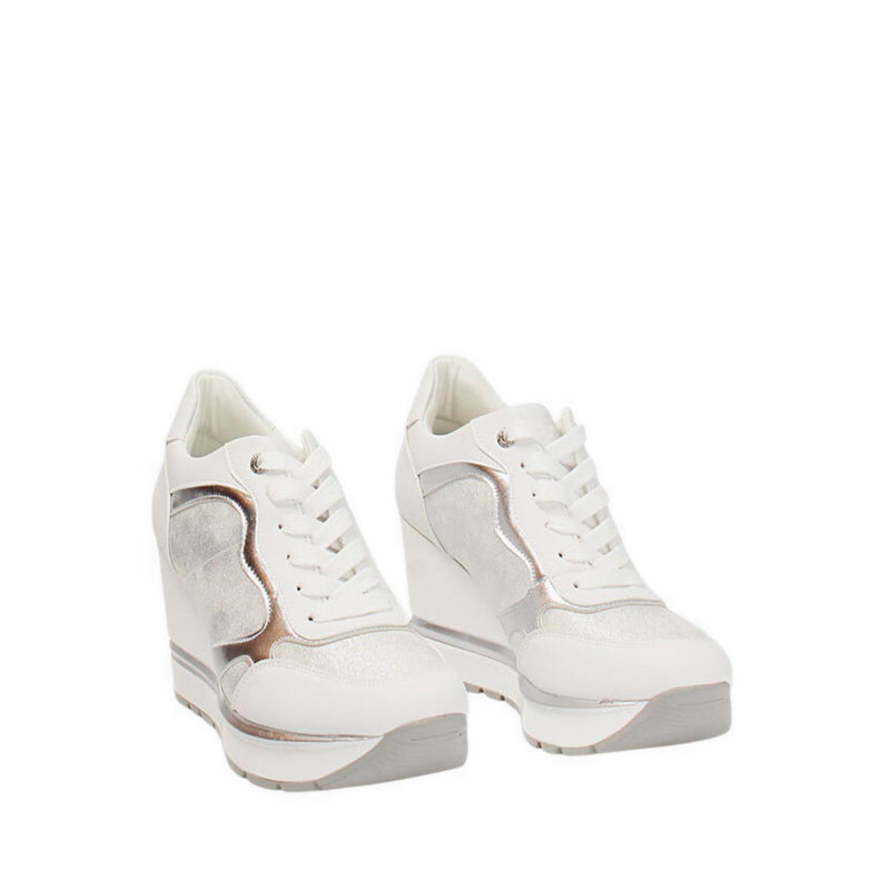 CAROL Women's Platform Sneakers - White