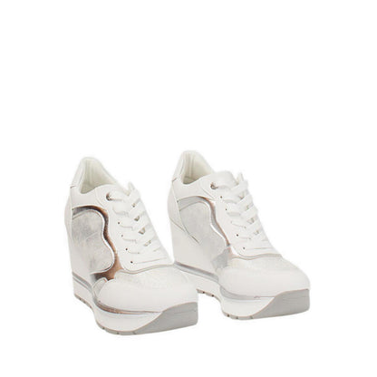 CAROL Women's Platform Sneakers - White