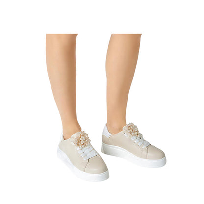 CLIO Women's Sneakers - Beige