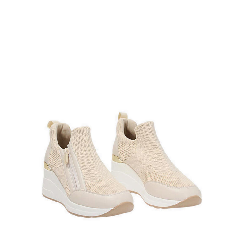 CYRA Women's Platform Sneakers - Beige