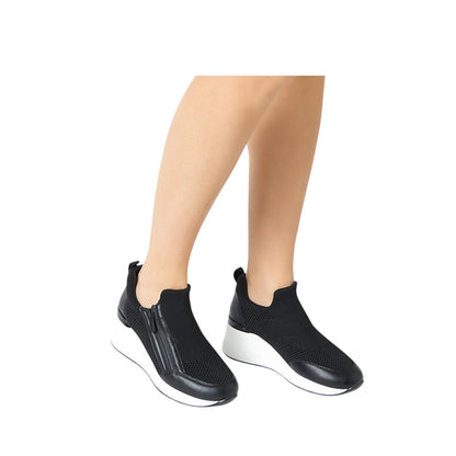 CEYLAN Women's Platform Sneakers - Black