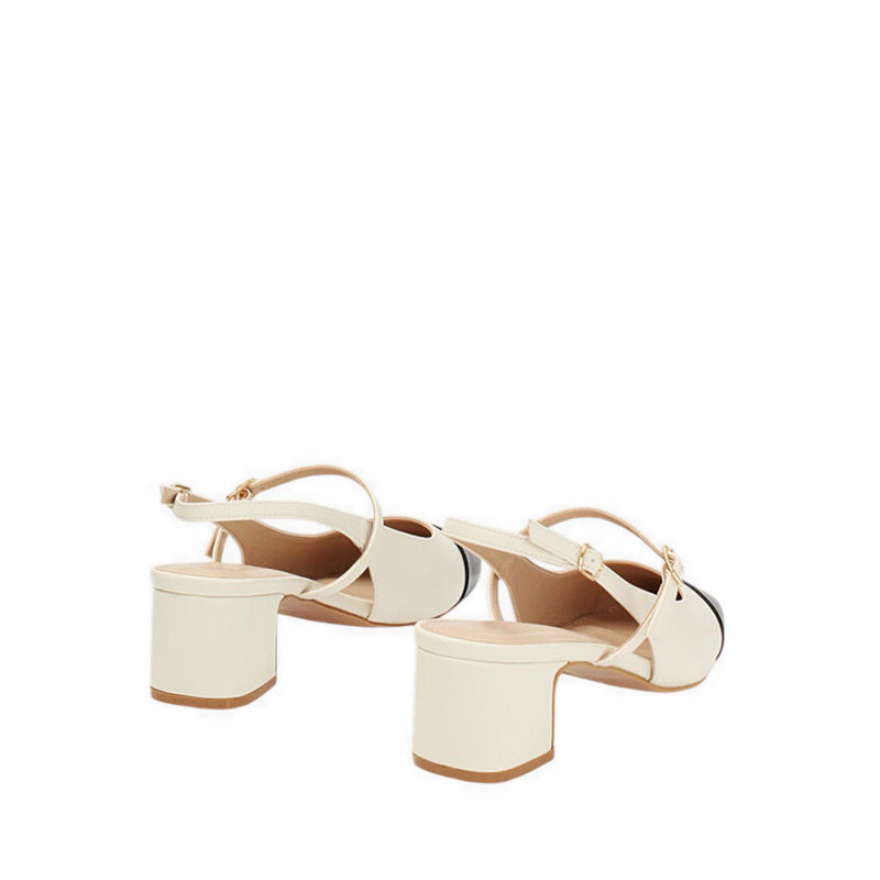 BETTY Women's Slingback Heels - Beige