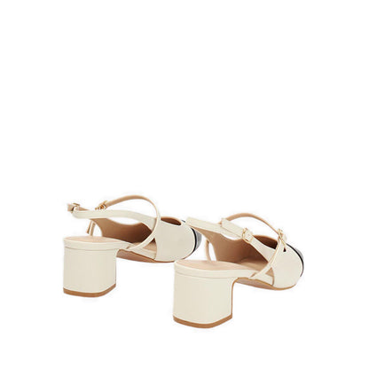 BETTY Women's Slingback Heels - Beige