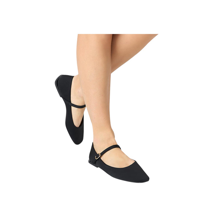 BELVA Women's Flats - Black