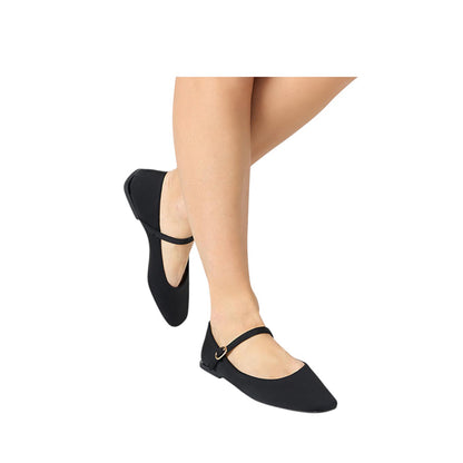 BELVA Women's Flats - Black