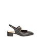 BERTHA Women's Slingback Heels - Black