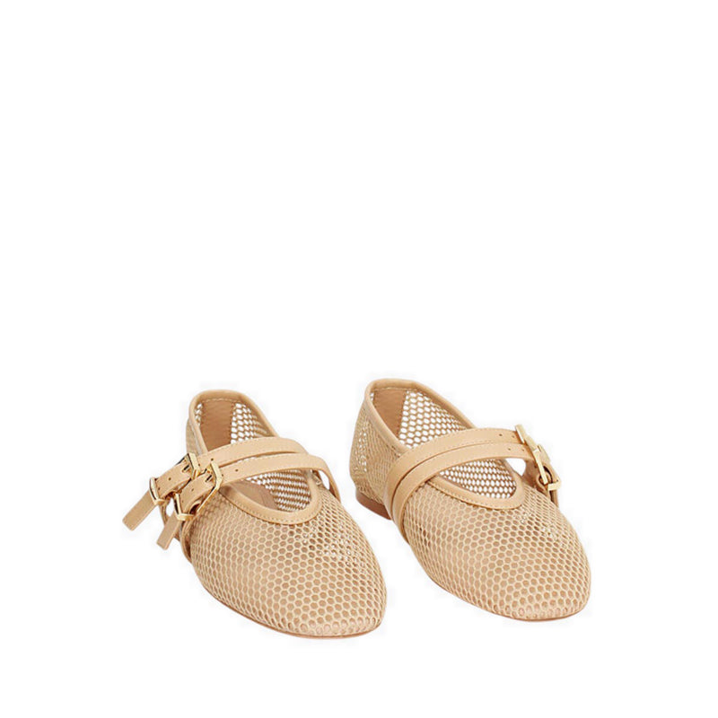 BLANDA Women's Ballerina Flats - Beige