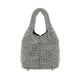 Mini Kaylee Diamante Embellished Purse Bag - Silver
