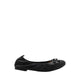 Nova Bow Covered Flats - Black