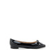 Ariel Ribbon Detailed Flats - Black