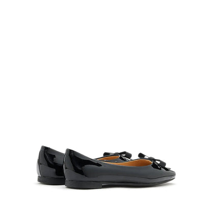 Ariel Ribbon Detailed Flats - Black