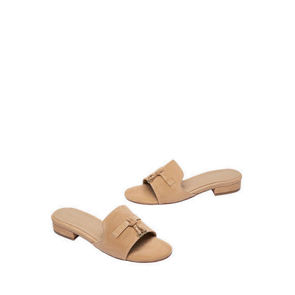 Pazzion Women's 1635-1A Flat Sandals - Natural