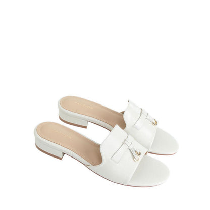 Women's 1635-1 Flat Sandals - Beige