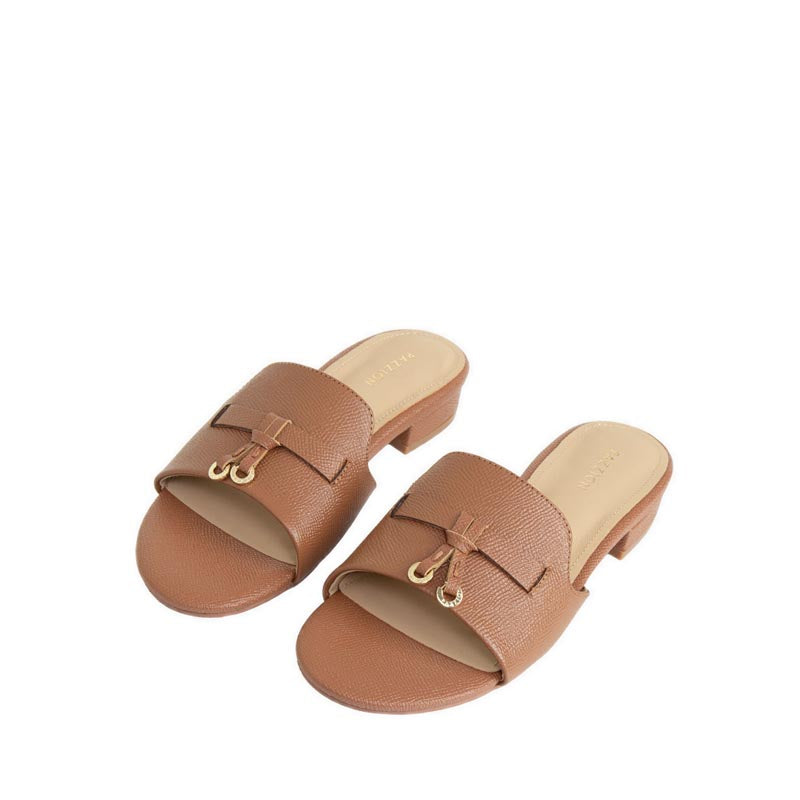 Women's 1635-1 Flat Sandals - Brown