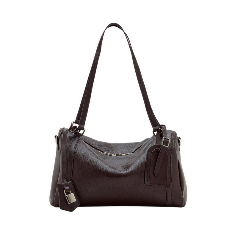 Pazzion Women's Greta Leather Bag - Brown