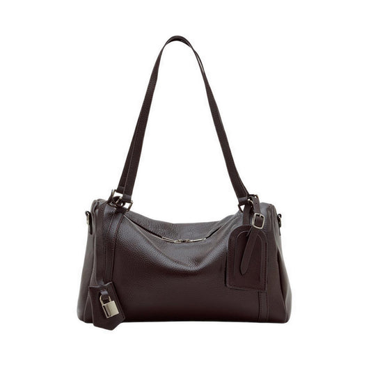 Pazzion Women's Greta Leather Bag - Brown