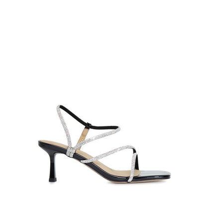 Anklestrap Sandal Heels - Black
