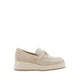 Phoenix Knot Detail Suede Espadrille Wedges - Beige