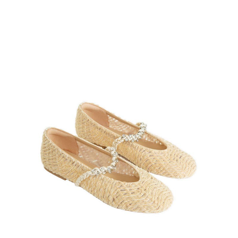 Pazzion Women's 2661-8 Flats - Beige