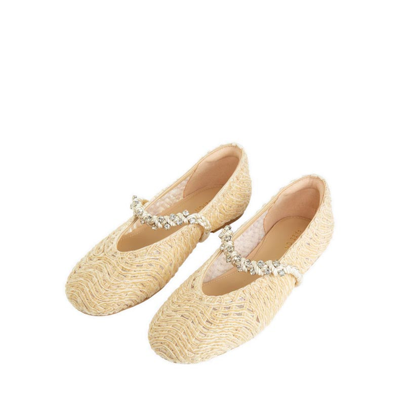 Pazzion Women's 2661-8 Flats - Beige