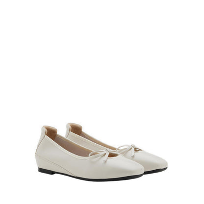 Nina Bow Ballerinas - Beige