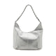 Zana Braided Handle Tote Bag - Silver