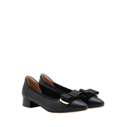 Women's Elaia Point-Toe Bow Buckle Heels - Black