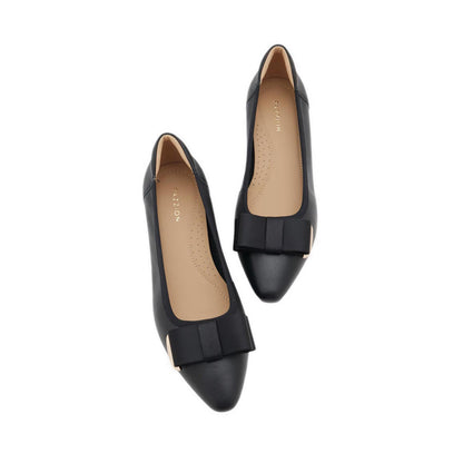 Women's Elaia Point-Toe Bow Buckle Heels - Black