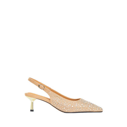 313 Slingback Heels - Beige