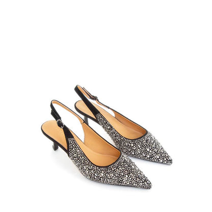 313 Slingback Heels - Black