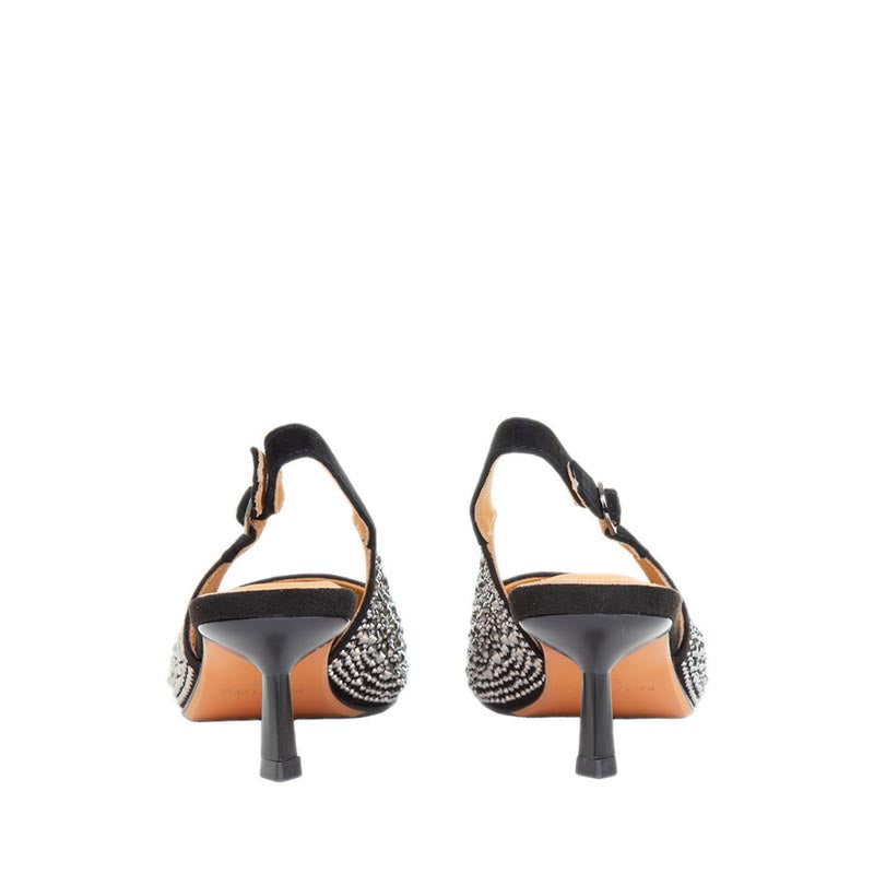 313 Slingback Heels - Black