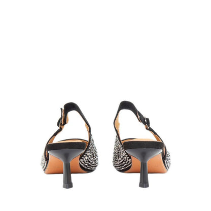 313 Slingback Heels - Black