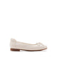 Moxie Square-Toe Ballet Flats - Beige