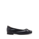 Moxie Square-Toe Ballet Flats - Black