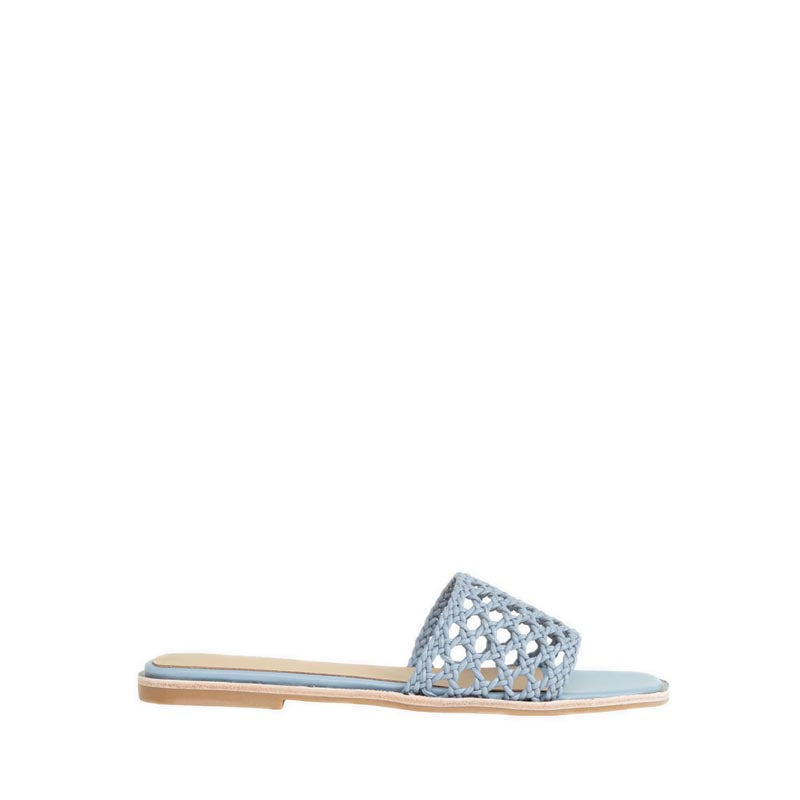 Women's A396-220A Flat Sandals - Blue